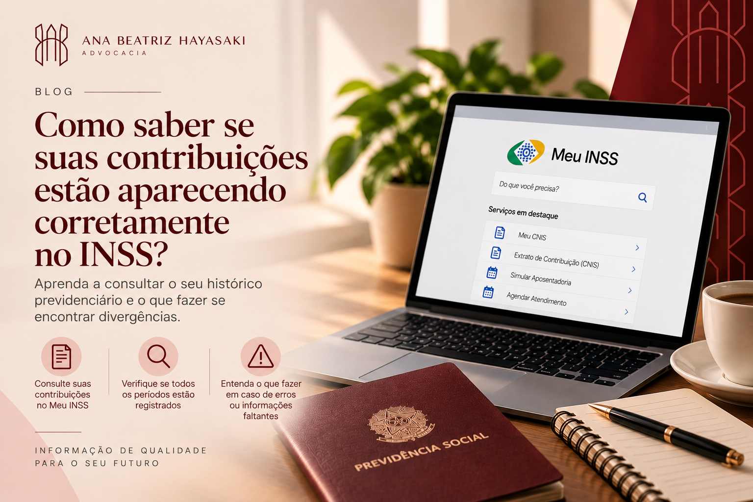 Capa do artigo sobre a conferência de contribuições no Meu INSS