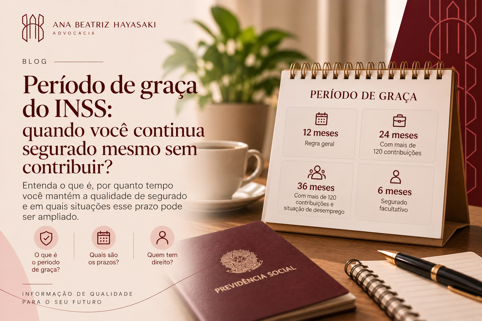 Capa do artigo sobre os prazos do período de graça do INSS