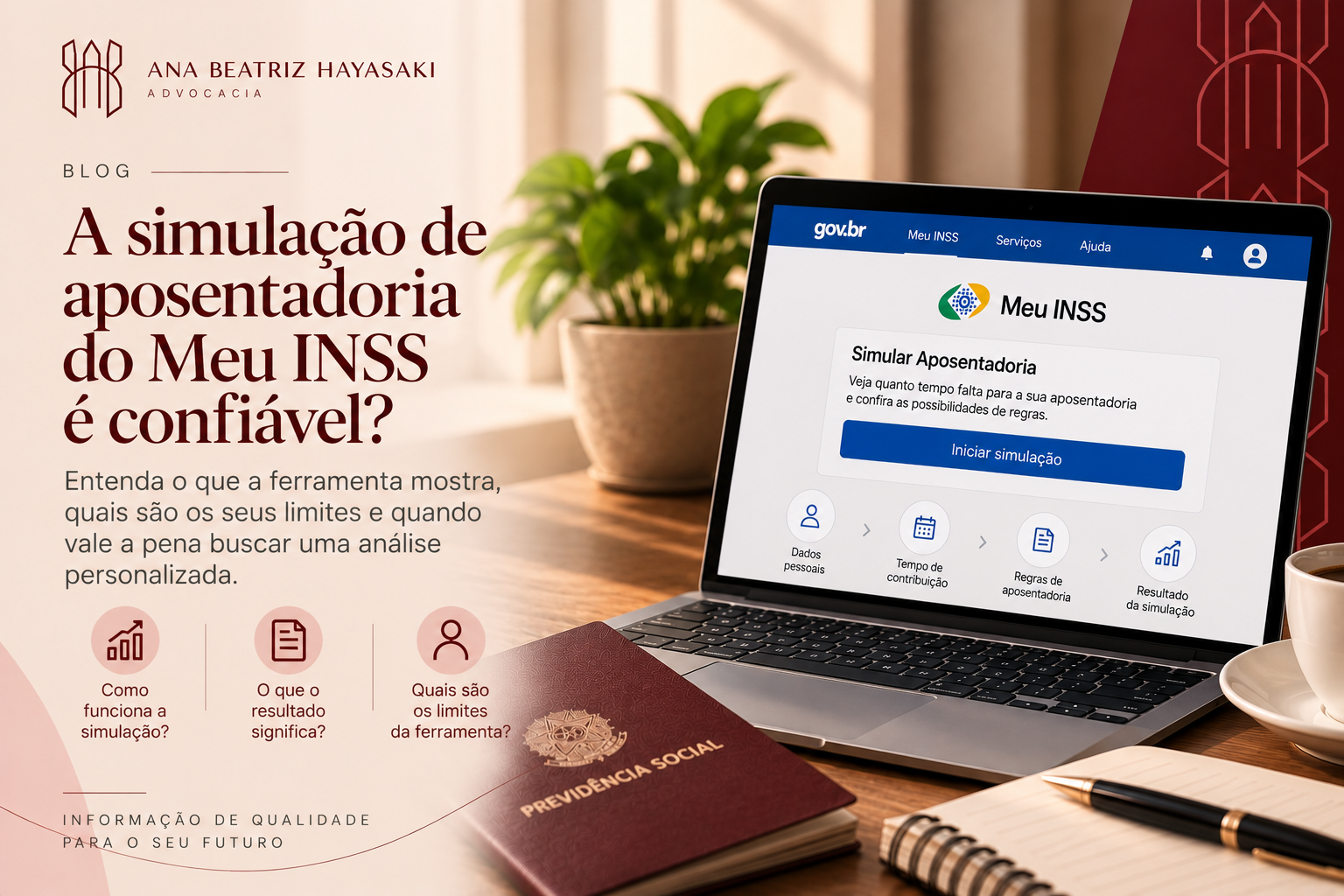 Capa do artigo sobre a simulação de aposentadoria do Meu INSS